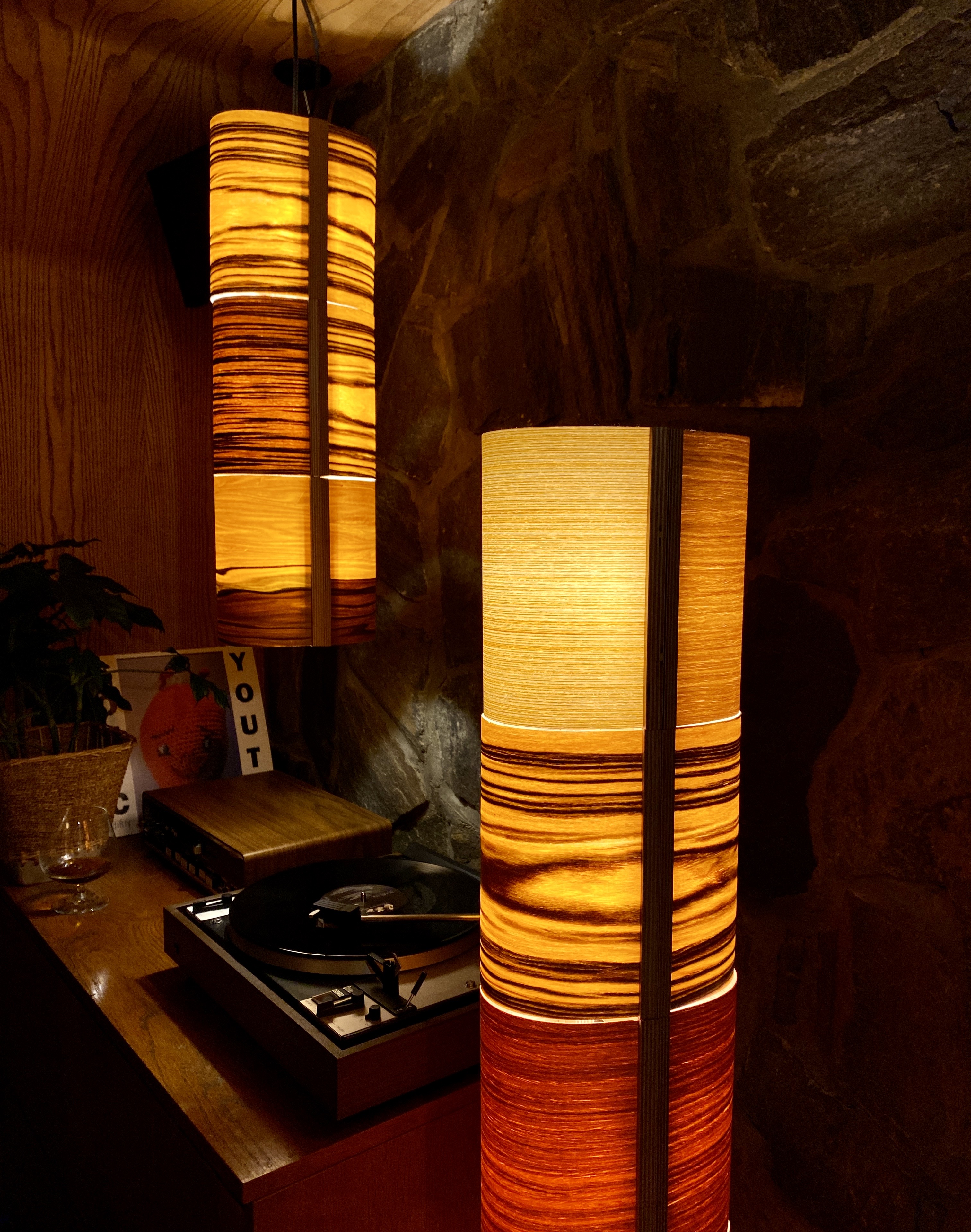 Candy Floor Lampa drewniana 3