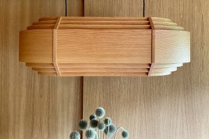 Aurora Lampa Drewniana polish design handmade Lampy Las 2