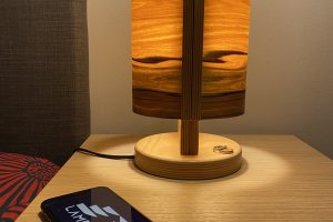 Candy Table Lampa drewniana 1