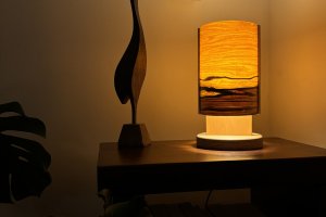 Candy Table lampa drewniana LampyLas 14