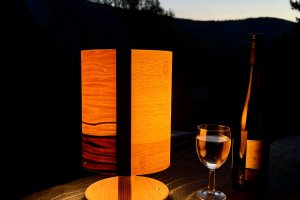 Candy Table lampa drewniana LampyLas 16