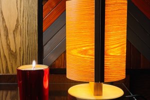 Candy Table lampa drewniana LampyLas 32