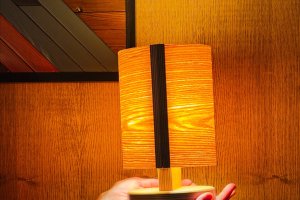 Candy Table lampa drewniana LampyLas 34