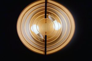 drewniany pafon lampylas Aztek handmade 15