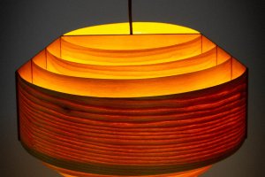 Lampa Astra XL drewniana handmade Lampy Las 1