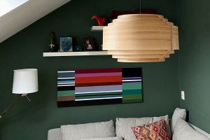 Lampa Astra XL drewniana handmade Lampy Las 10