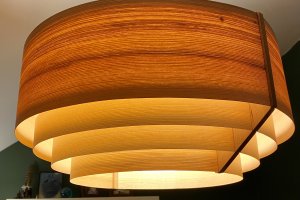 Lampa Astra XL drewniana handmade Lampy Las 7