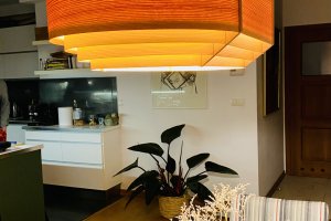 Lampa Aurora drewniana handmade Lampy Las 3