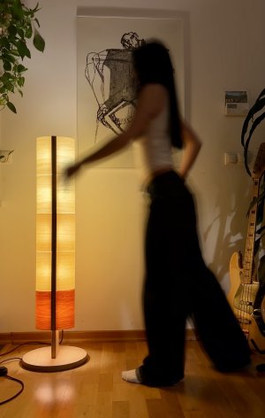 Candy Floor lampa drewniana 18
