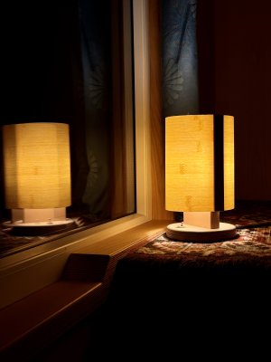 Candy Table lampa drewniana LampyLas 35