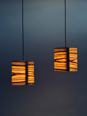 Candy Top lampa drewniana 13