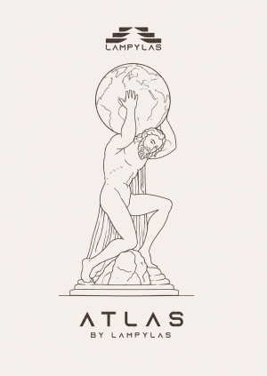 Lampa drewniana Atlas LampyLas 1