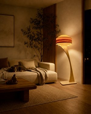Lampa drewniana Atlas LampyLas 5