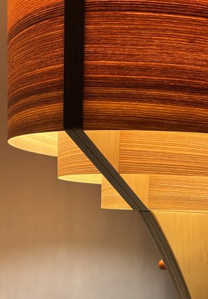 Lampa drewniana Atlas LampyLas 9